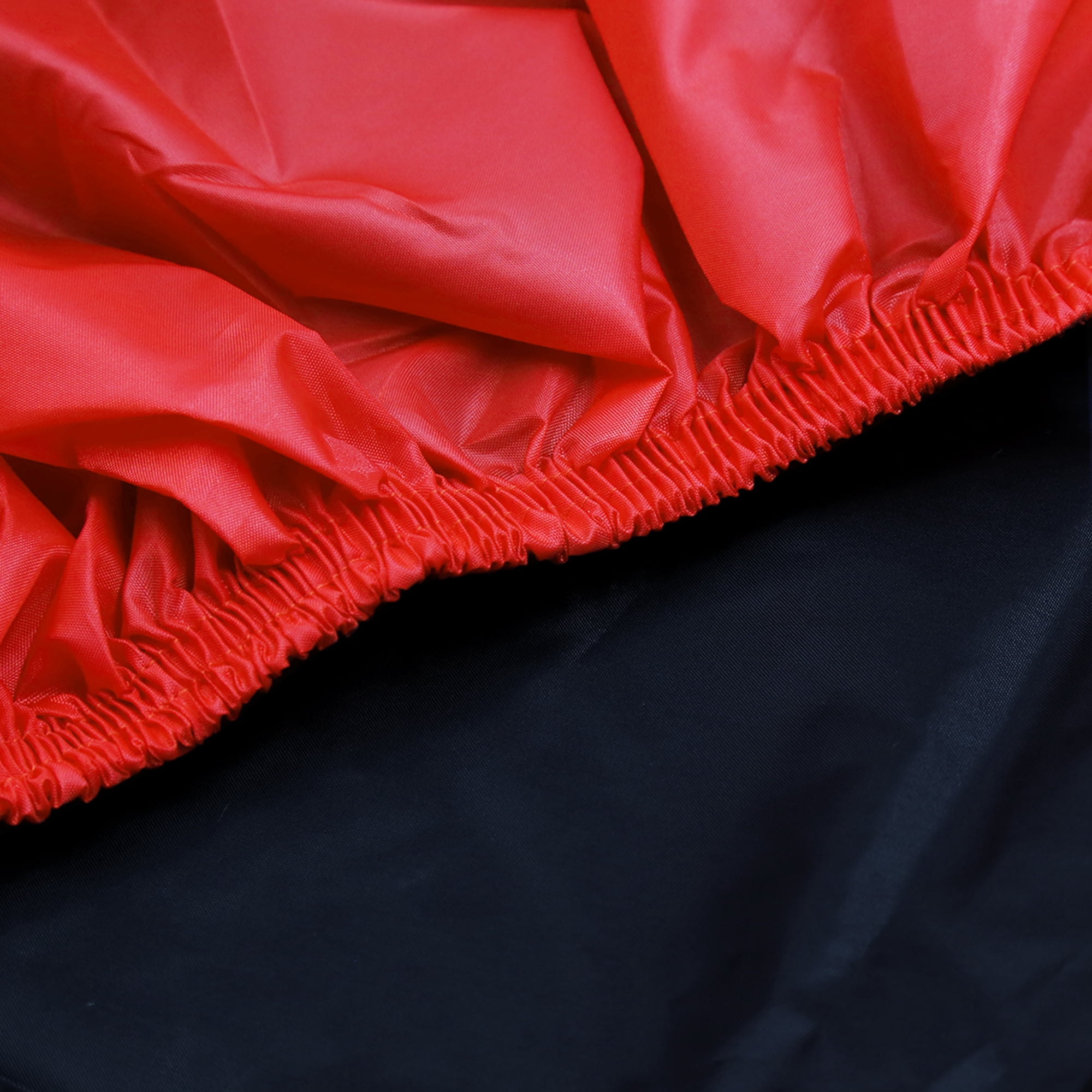 Unique Bargains XXXL Waterproof Dustproof Motorcycle Cover 190T Outdoor Protection Black&Red