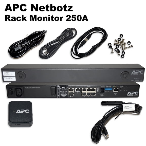 APC NetBotz 250 Environmental Rack Mount Monitor – NBRK0250A