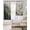 Gray Green Forest Green, variant on Mountains Blackout Curtains 54 Inch Length 2 Panels Set for Living Room Bedroom, Watercolor Forest Nature Pine Trees Landscape Room Darkening Window Curtains Thermal Black Out Curtain 52"x54"