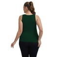 thumbnail image 4 of Baywell Plus Size Ribbed Tank Tops for Women with Built in Bra Racerback Sleeveless Camisole Crewneck Casual Workout Tank Tops,XL-5XL, 4 of 8