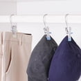 thumbnail image 7 of 5 Pcs Boot Hangers Clips, Laundry Hooks with Clips, Swivel Hook Storage Clamps, Heavy Duty Clothes Pins, Bulk Hanging Metal Clamp for Closet Travel Pants Socks Handbags, Blue, 7 of 7