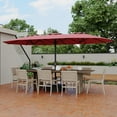 thumbnail image 2 of Garvee 15ft Double-Side Large Patio Umbrellas with Base Included, Rectangular Outdoor Pool Table Umbrella, UV Protective, Outside Market Umbrellas for Poolside Lawn Backyard Deck, 2 of 8