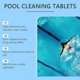 thumbnail image 3 of 100g Chlorine Tablets for Swimming Pool, Multifunction Chlorine Tablets for Hot Tub, Slow-Dissolving Long-Lasting Pool Cleaning Tablet, 3 of 5