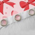 thumbnail image 4 of Homewish Cartoon Red Bowtie Girl Blackout Curtains Set of 2 (52x84 Each),Cute Bowknot Window Curtains,Dreamy Princess Curtains and Drapes,Microfiber Bedroom Decor, 4 of 6