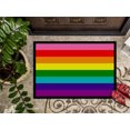 thumbnail image 3 of Caroline's Treasures CK7993MAT Gay Pride before 1978 Doormat 18x27, 27"L x 18"W, multicolor, 3 of 4