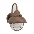 thumbnail image 1 of Generation 8870-44 Sebring 11.25"H Outdoor Wall Sconce Light, Weathered Copper, 1 of 5