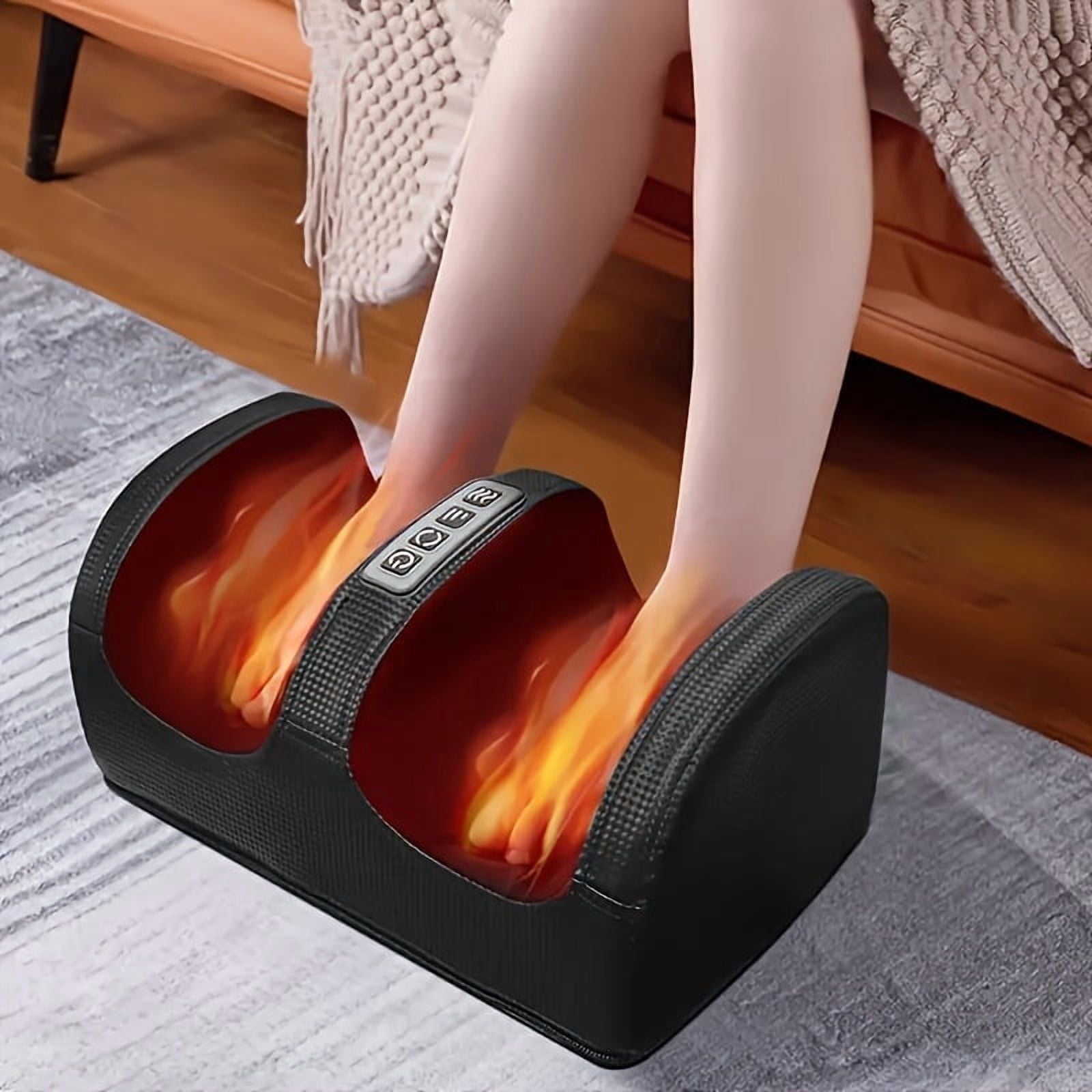 Multi-functional leg and foot acupressure massager with heating function, suitable for leg, arm and plantar fasciitis relief. An ideal festive or birthday gift for both men and women, and a perfect c
