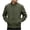 #13Army Green, variant on MYAOYI Mens Everyday Full Zip Jacket Mock Neck Ribbed Trim Outdoor Top