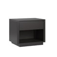 thumbnail image 2 of Weston Home Potrero Danish-Inspired Modern 1-Drawer Nightstand, Black Finish, 2 of 7