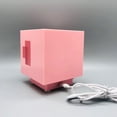 thumbnail image 3 of Nuevo Minecraft Creeper Modelado Night Light Game Atmósfera Light Pink Pig Night Light con efecto de sonido Carga USB (Pink Pig) JAMW Sencillez, 3 of 5