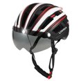 thumbnail image 2 of Equipo de ciclismo Mountain Bike Casco de motociclismo con luz de fondo Visera magnética desmontable Protector UV para hombres, mujeres, 2 of 7