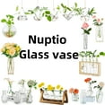 Nuptio Glass Vase for Table Centerpieces Cheap Bulk Flower Bud Vases