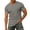 Grey, variant on NinXxx Men's Short Sleeve Pocket Crew Neck Casual Outdoor Tee Grey XXL