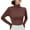 Coffee, variant on hotojiny Turtleneck Thermal Shirts for Women Winter Warm Soft Fleece Lined Base Layer Tops Long Sleeve Underwear