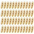 thumbnail image 1 of 50 Piezas de Botones de Madera, Botones de Madera en Forma de Aceituna de 50 mm/2 Pulgadas con Doble Agujero para Costura DIY de Abrigos, Beige, 1 of 7