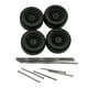 thumbnail image 3 of 4 piezas de ruedas y neumáticos para coche RC, accesorios de aleación para coche RC a escala 1:64 Negro estilo C, 3 of 9