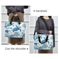 thumbnail image 6 of 16" Laptop Briefcase for Work Travel Laptop Shoulder Bag Carrying Handbag Laptop Case Sea Turtles and Coral Reefs, 6 of 8