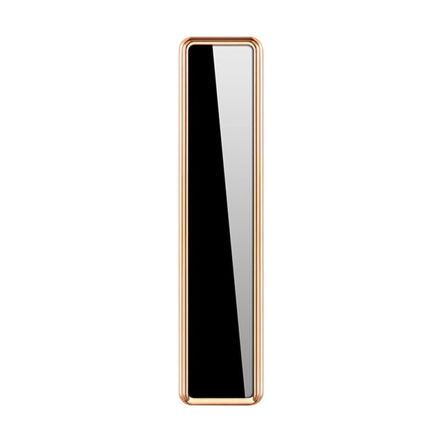 Btomtd Smart Usb Charging Lighter Windproof Metal Ultras-thin Portable Lighter, Black