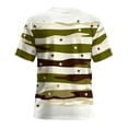 thumbnail image 3 of FRSASU Men's Colorful Camouflage Pattern T-Shirt Color Block Printed Tees, Summer Casual Crew Neck Short Sleeve Loose T-Shirts Camouflage, 3 of 9