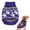 B_Purple5, variant on Dog Sweater, Warm Dog Sweaters for Dogs, Soft Puppy Sweater with Harness Hole Thermal Pet Winter Clothes Doggy Pullover Jumper for Dogs, Fair Isle Knit Pet Apparel