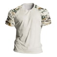 thumbnail image 5 of Men's Camouflage T-Shirt, Lightweight Summer Print Short Sleeve Crewneck Top with Raglan Sleeves, 5 of 5