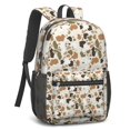 thumbnail image 5 of 17 Inch Lightweight Backpack,PVC Waterproof Oxford Fabric, Ergonomically Designed, with Large Capacity, Camouflage Print, 5 of 5