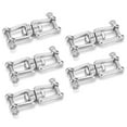 thumbnail image 3 of 5Pcs Rotating Snap Stainless Steel Double Ended Antiknot Swivel Hook Rigging Accessories, 3 of 8