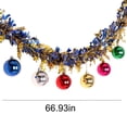 thumbnail image 3 of PALIFEUR Christmas Decorations Garland - Xmas Garland with Christmas Ball Ornaments, 67" Realistic Christmas Garland for Mantle Table Wall Fireplace Holiday Party Decor, 3 of 8