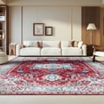 thumbnail image 3 of SAFAVIEH Brentwood Dimas Oriental Area Rug, Red/Beige, 8' x 10', 3 of 12