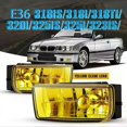 thumbnail image 2 of E36 Fog Lights for -BMW M3 (E36) 3 Series 1992-1999 Fog Lamps Replacement Assembly 1 Pair (Yellow Lens), 2 of 5