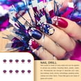 thumbnail image 4 of Nail Rhinestones Flat-Bottom Multi-faceted Sides DIY Handcraft Excellent Gloss Manicure Crystal Different Styles Mobile Phone Blue Flame, 4 of 6