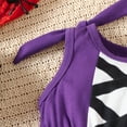 thumbnail image 5 of WIBACKER Baby Girls My First Halloween Clothes 0-24 Months Newborn Purple Witch Tulle Romper Bow Sleeveless Bubble Bodysuit Costumes, 5 of 10