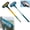 Blue and Yellow, variant on Window Screen Cleaning Brush 2-in-1 with Squeegee and Groove for Patio Door Porch Screens