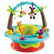 Summer by Deluxe SuperSeat, Wild Safari, Fun Baby Seat for Sitting Up, Playtime, and Meals, Ages 4 Months to 4 Years