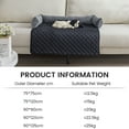 thumbnail image 2 of TOPCHANCES Dog Bed Mat, Anti-Slip Reversible Quilted Mattress Kennel Pads for Dogs and Cats, 2 of 9