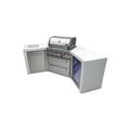 thumbnail image 2 of Mont Alpi 400 Deluxe Grill Island with 45 degree corners and fridge cabinet, 2 of 3