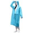thumbnail image 6 of Frostluinai Womens Clear Crystal Rain Poncho Hooded Heavy Duty Waterproof for Storm Summer Portable, 6 of 6