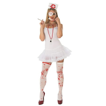 Bloody Nurse Womens Adult Deluxe Dead Doctor Costume Accessory