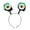 Green, variant on SmartBy Halloween Scary Eyeball Headband with Big Plush Shapes Exaggerated Decorative Hair Hoop Party Accessories