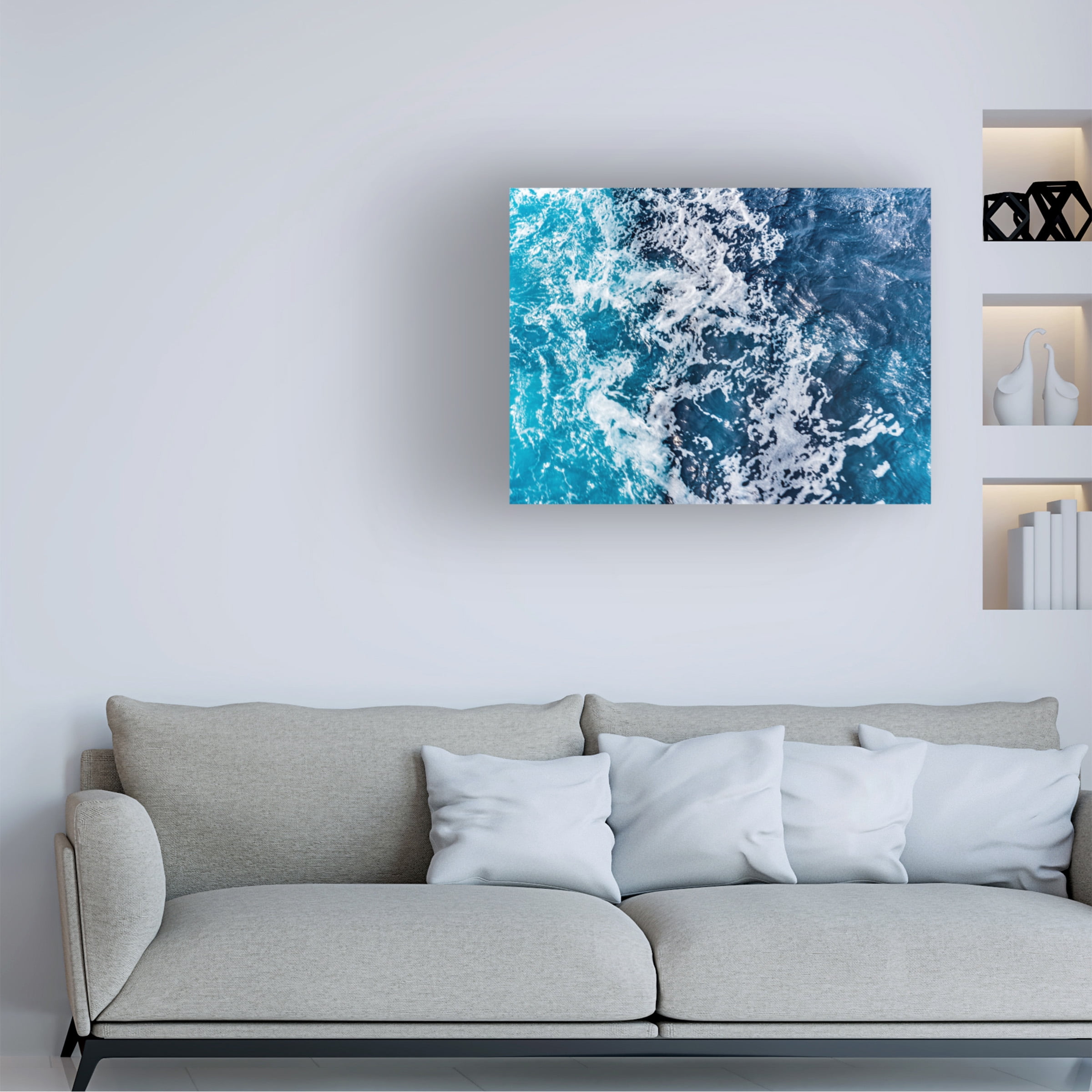 Eva Bane 'Turbulent Tasman Sea V' Canvas Art