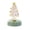 B, variant on Rotatable Mini 3.5" Glass & Ceramic Christmas Tree, Small Rotating Christmas Tree Tabletop Decorations for Table Mantel Shelf Xmas Party Decor Gifts