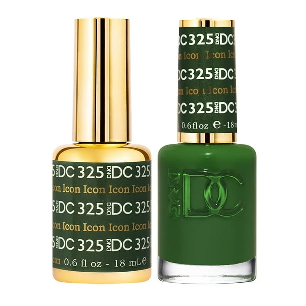 Set de esmaltes de uñas en gel DAISY DND Green Collection 15 ml x 2