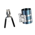 thumbnail image 2 of vortess Adjustable Engine Piston Ring Compressor Clip Tool Set for Car Cylinder Pipe Kit 3inch, 2 of 9