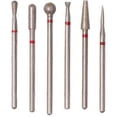 thumbnail image 1 of Vogacara 6 uds./paquete de brocas para decoración de uñas de acero inoxidable, accesorios para taladro de uñas, herramienta de manicura JG #3 Juegos de manicura Vogacara CE002287-00, 1 of 1