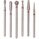 thumbnail image 1 of Vogacara 6 uds./paquete de brocas para decoración de uñas de acero inoxidable, accesorios para taladro de uñas, herramienta de manicura JG #3 Juegos de manicura Vogacara CE002287-00, 1 of 6