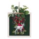 thumbnail image 1 of Cateissary Decoración colgante de Navidad, pequeño adorno de vacaciones, artesanía de interesante, colgante de Navidad, colgantes para Kits de decoración para fiestas alce verde, 1 of 6