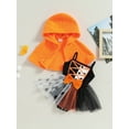 thumbnail image 2 of Jxzom Toddler Baby Girl Halloween Outfits Sleeveless Tutu Romper Dress Hooded Cloak Coat Infant Halloween Clothes, 2 of 8