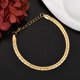 thumbnail image 2 of Pulseras de cadena clásicas para hombres y mujeres, oro de 18K, plata, fiesta de boda, regalo de aniversario, joyería de diseñador Original, 18 + 5cm, 2 of 2