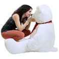 thumbnail image 3 of Big Plush Giant 5 Foot Teddy Bear Soft White Stuffed Animal Made in the USA, 3 of 6