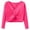 Red, variant on Ballet Wrap Top for Girls Long Sleeve Scrunch Neck, Solid Color Thermal Fleece Lined Layering Vest Ballet Practice Dance Wear